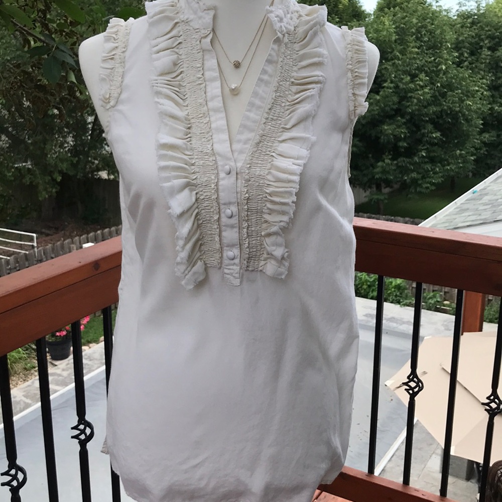 Ruffled tank